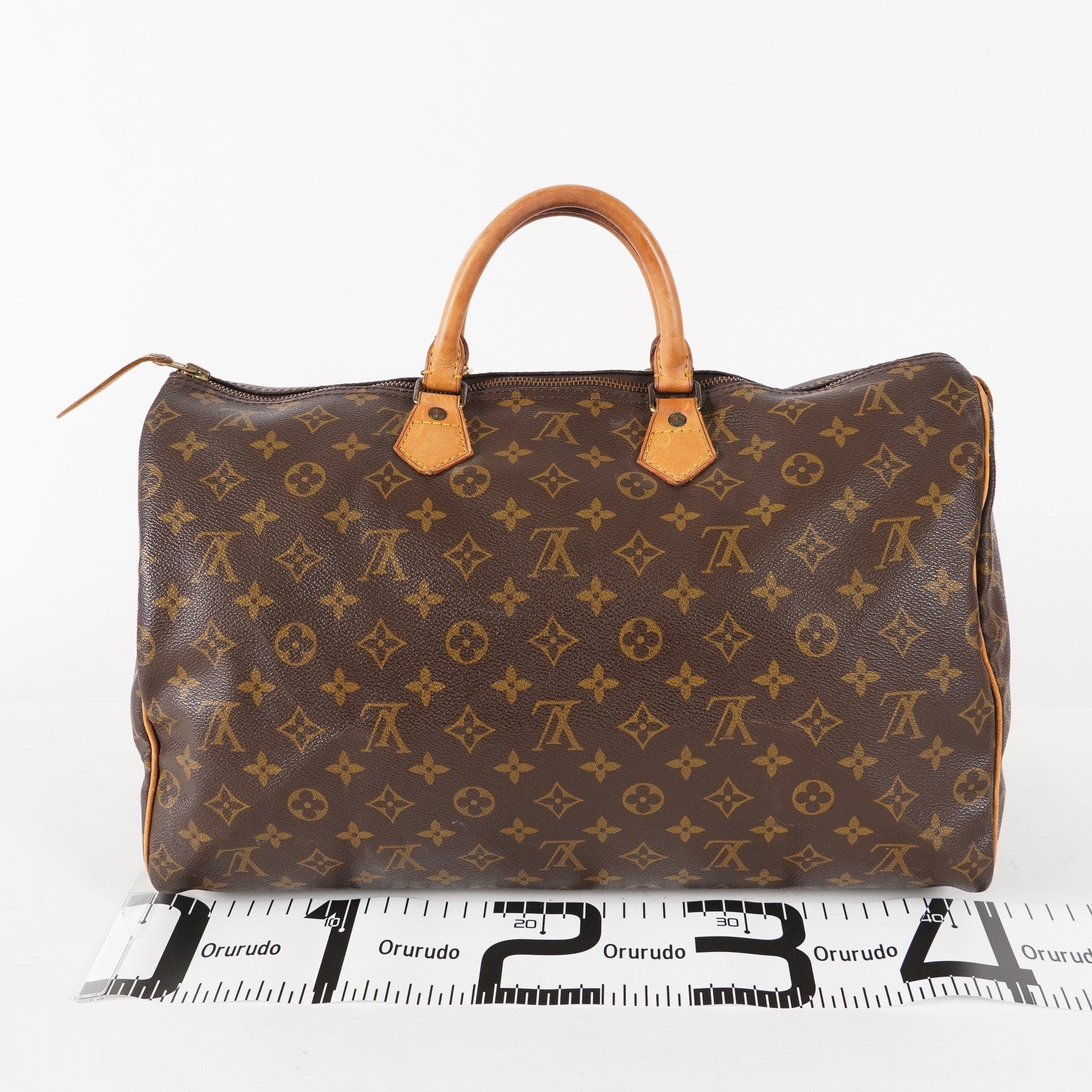 Authentic Louis Vuitton Monogram Speedy 40 Hand Boston Bag M41522 03E476380011