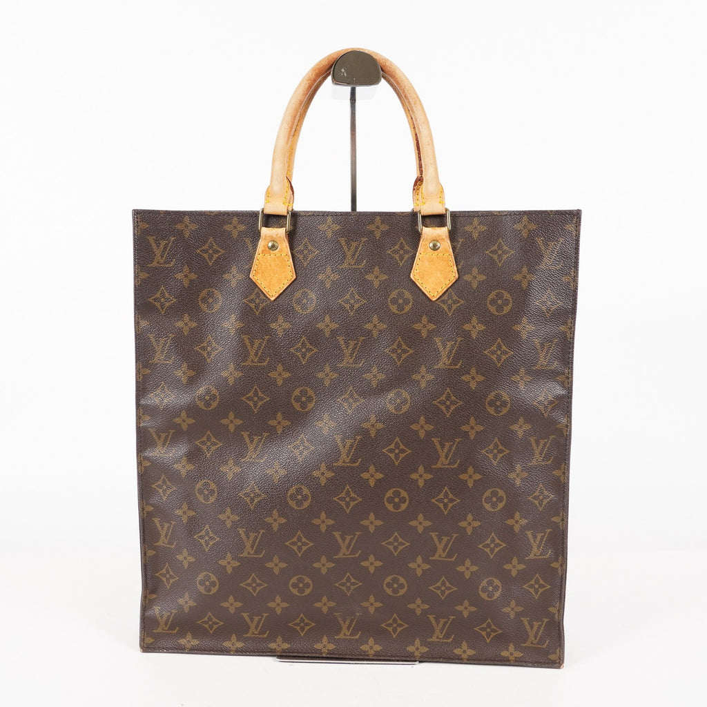LOUIS VUITTON Sac Plat Handbag Monogram Canvas Brown M51140 06E092310012