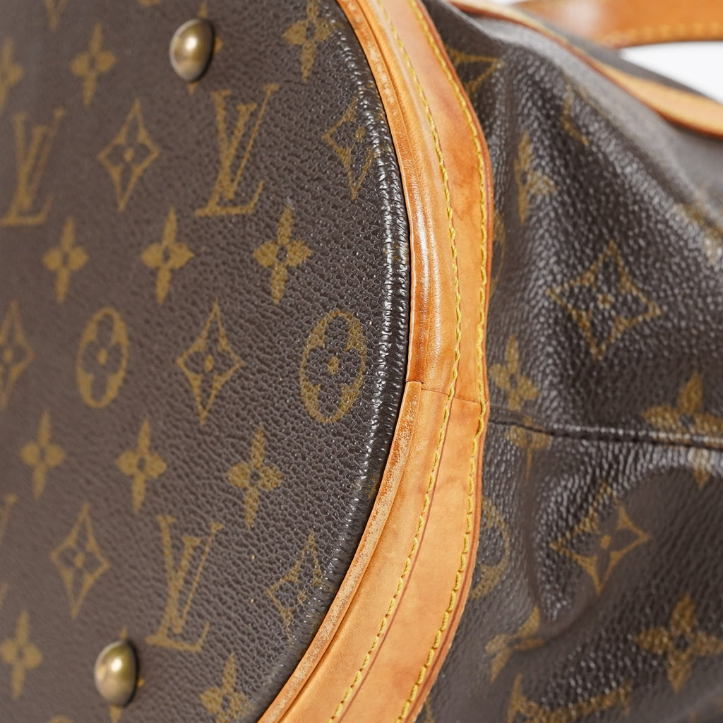 Louis Vuitton Bucket GM M42236 Monogram Canvas Brown Tote Bag Used 08E182310010