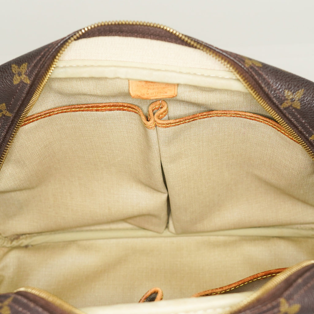 LOUIS VUITTON Deauville Handbag M47270 Monogram canvas Brown 06E022640012
