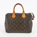 Louis Vuitton Speedy 25 M41528 Monogram Brown Boston Hand Bag Used 07E166270015