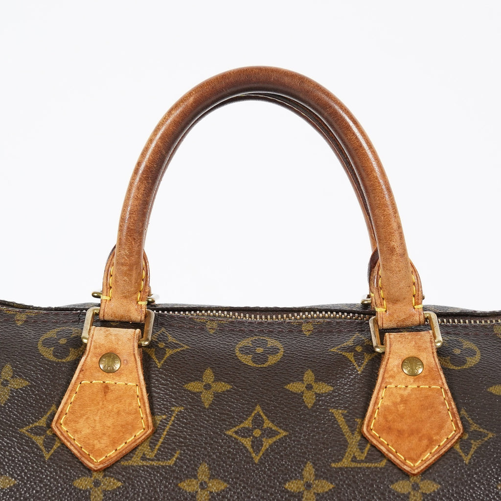 Louis Vuitton Speedy 30 M41526 Monogram Canvas Hand Boston Bag Used 08E135060007
