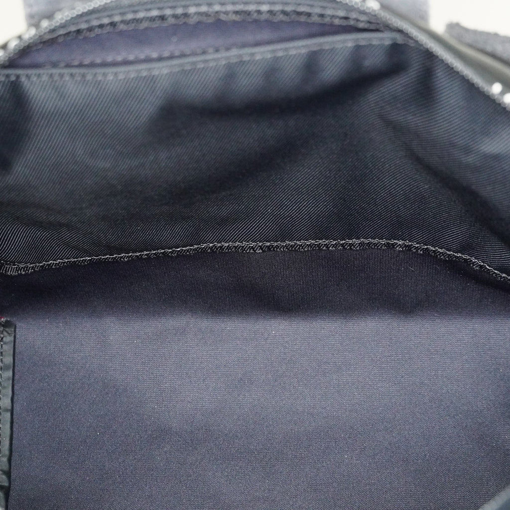 Longchamp Le Pliage 2Way Top Handle Bag 28cm Black Nylon Used 08E141320007