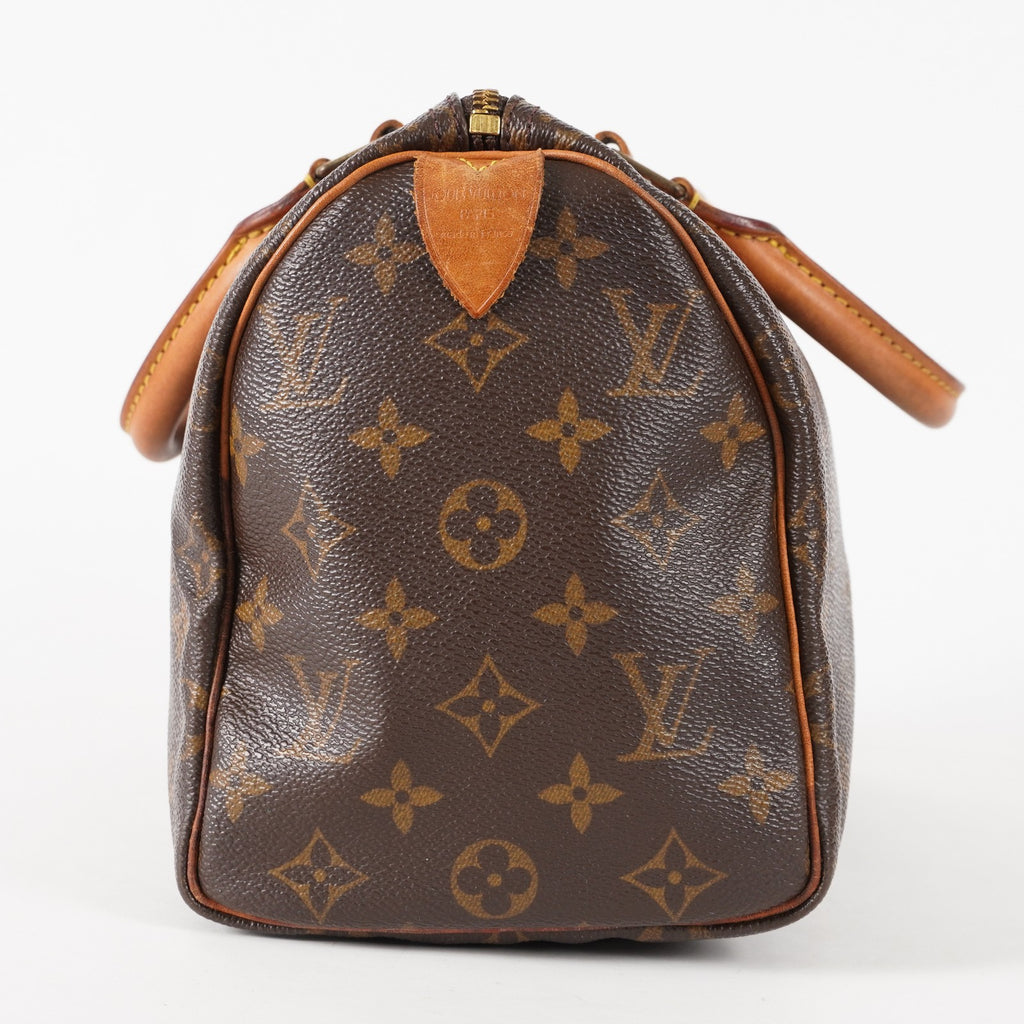 Authentic Louis Vuitton Monogram Speedy 25 Handbag vintage M41528 03E117810011