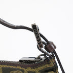 Fendi Zucca Accessory Pouch Shoulder Bag Brown Canvas Used 08E092420008
