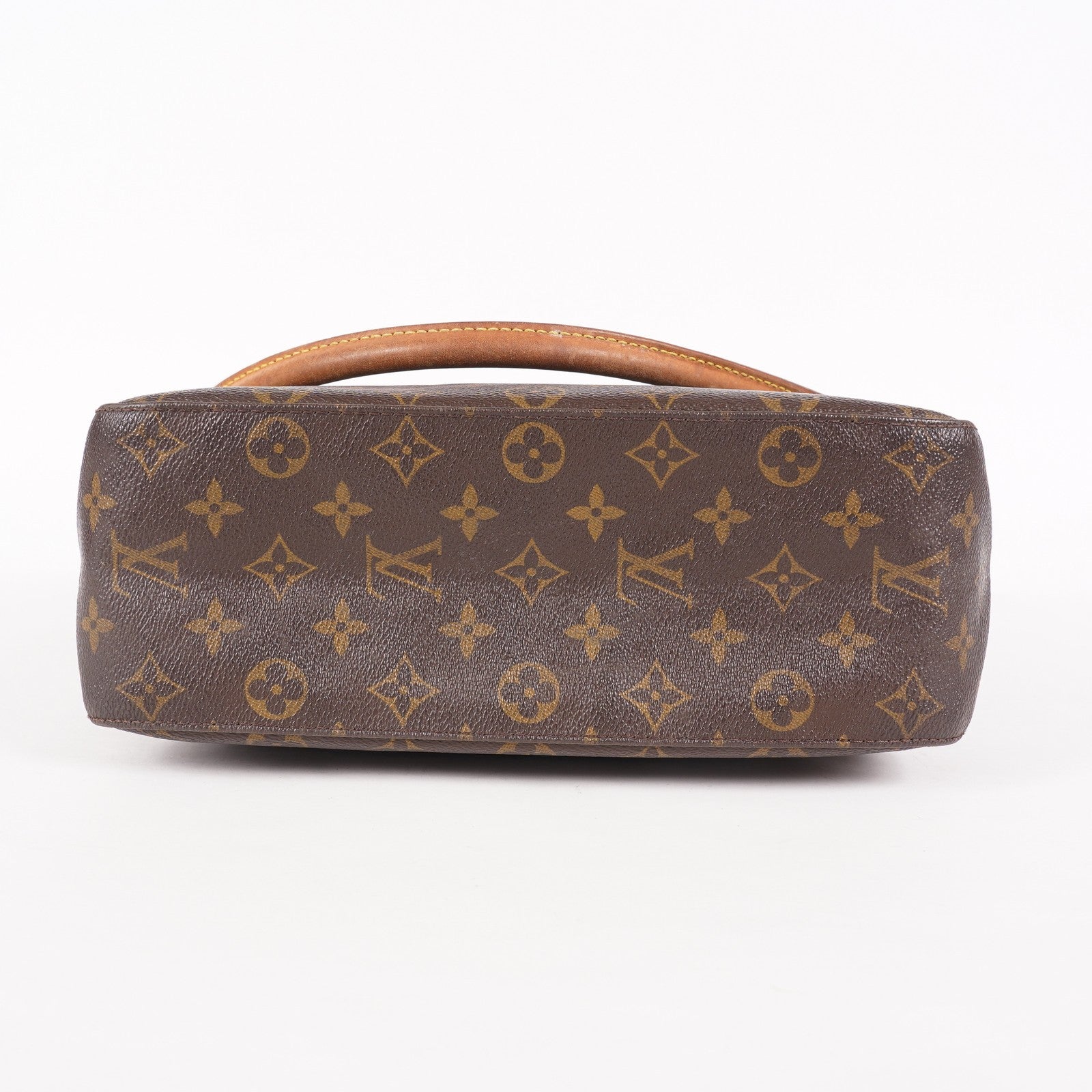 Louis Vuitton Monogram Looping GM Shoulder Bag Brown M51145 Vintage 07E143410005