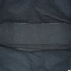 HERMES Fourre-Tout MM Black Canvas Tote Bag Hand Bag Purse Used 07A08605005