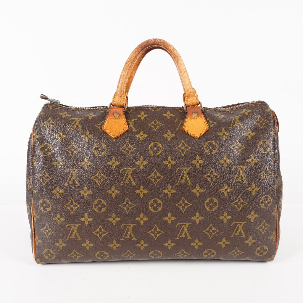 Authentic Louis Vuitton Monogram Speedy 35 Hand bag M41524 vintage 06E054180015