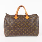 Authentic Louis Vuitton Monogram Speedy 35 Hand bag M41524 vintage 06E054180015