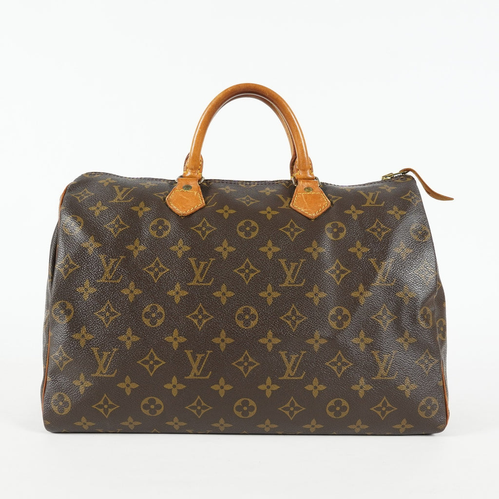 Louis Vuitton Speedy 35 M41524 Monogram Canvas Brown Used Handbag 04A295948807