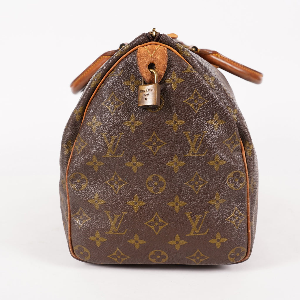 Authentic Louis Vuitton Monogram Speedy 35 M41524 Handbag vintage 06E223700026