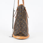Louis Vuitton Bucket GM M42236 Monogram Canvas Brown Tote Bag Used 08E192750010