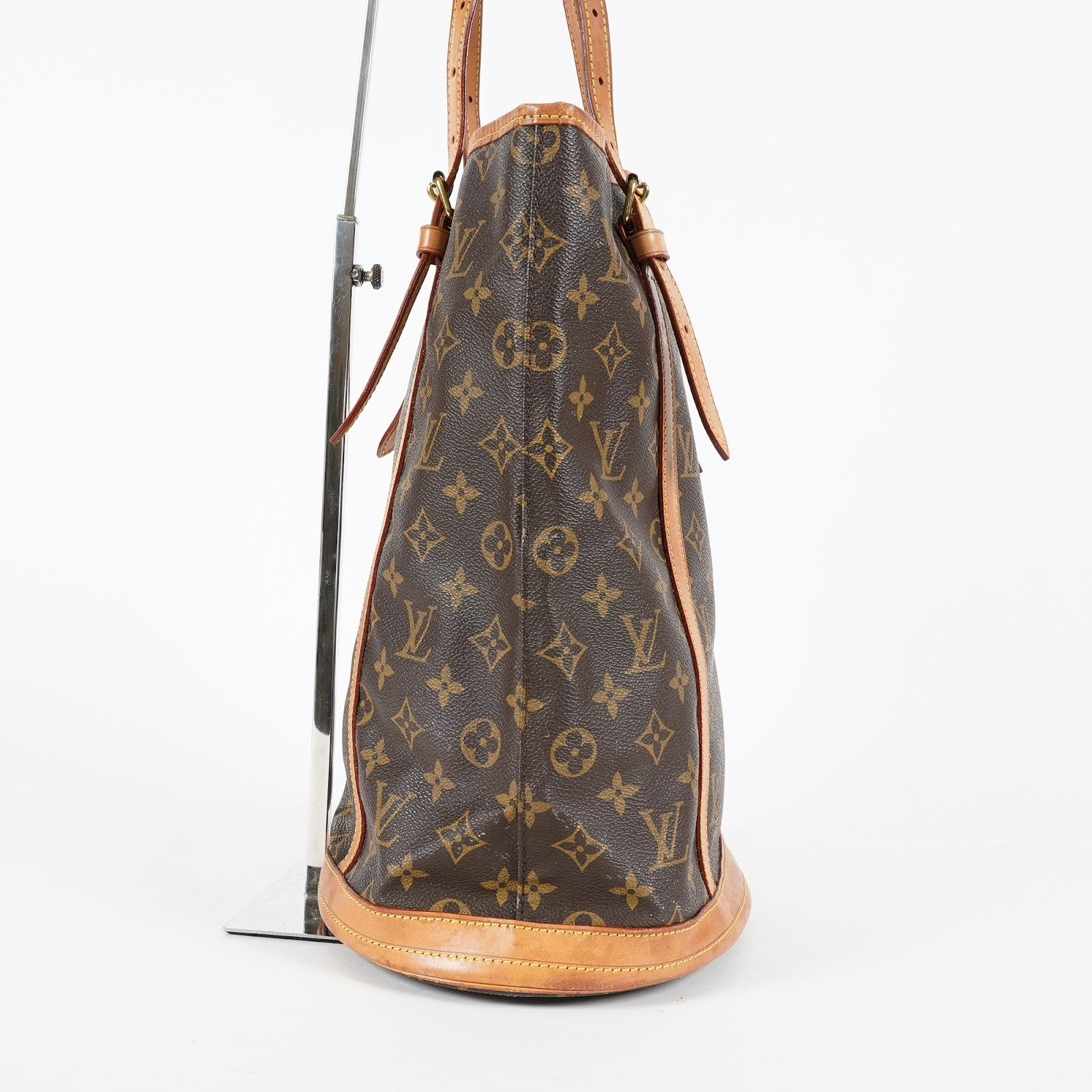 Louis Vuitton Bucket GM M42236 Monogram Canvas Brown Tote Bag Used 08E192750010