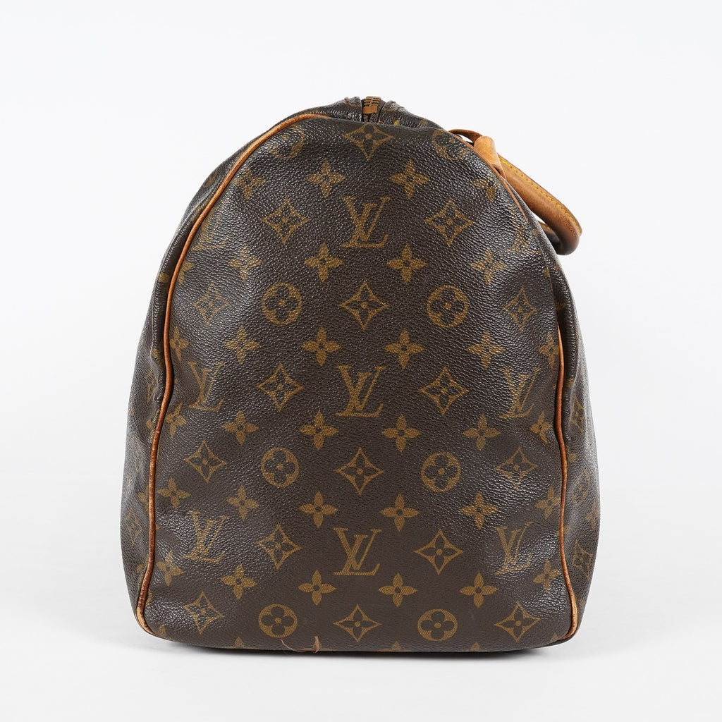 Louis Vuitton Keepall 50 Monogram Brown Duffle Bag M41426 Used 08E163630007