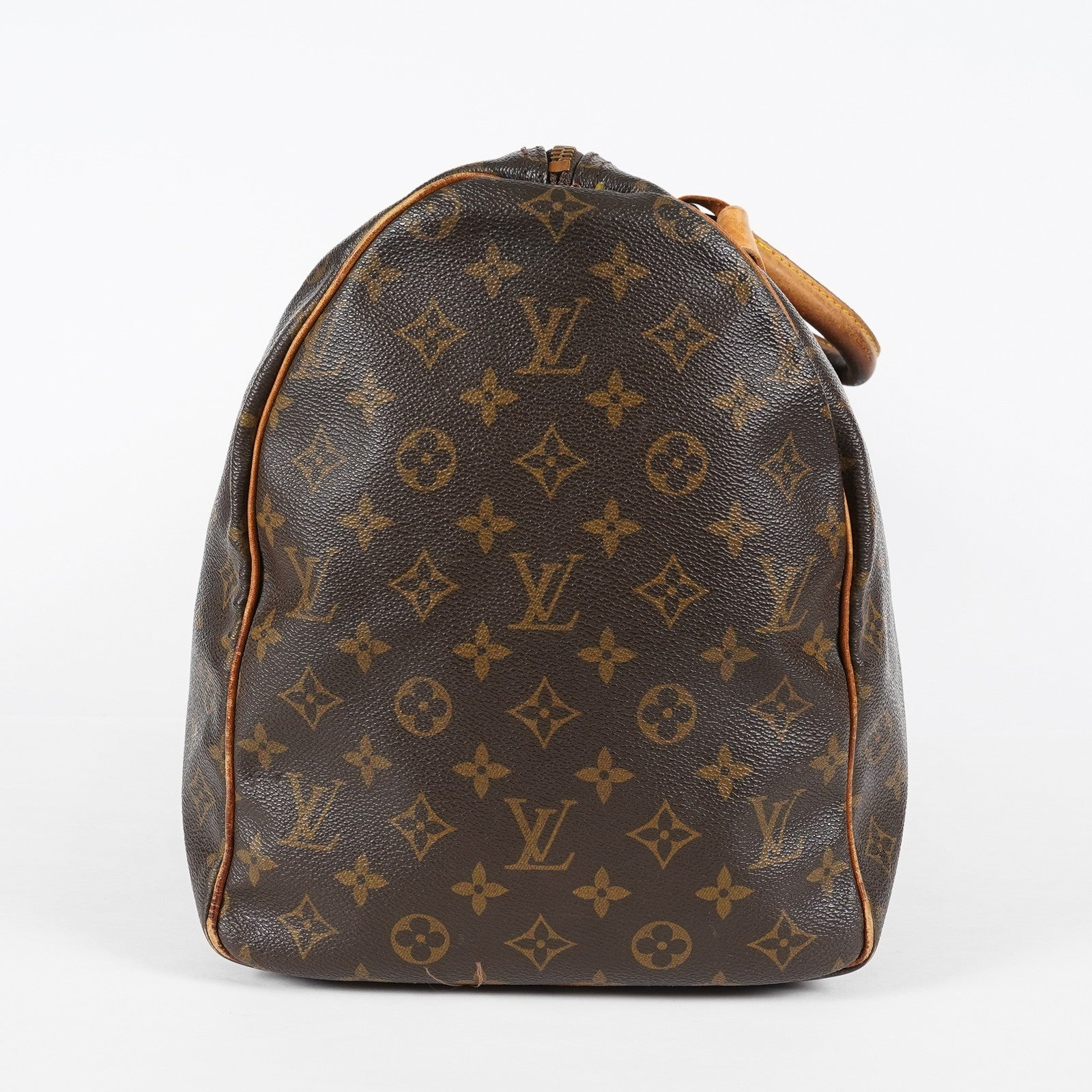 Louis Vuitton Keepall 50 Monogram Brown Duffle Bag M41426 Used 08E163630007