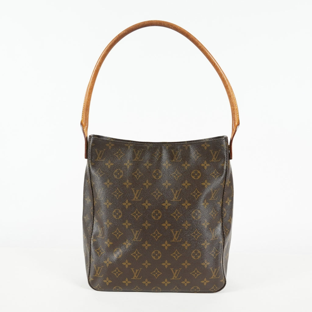 Louis Vuitton Looping GM M51145 Monogram Canvas Brown Shoulder Bag 09E183410010