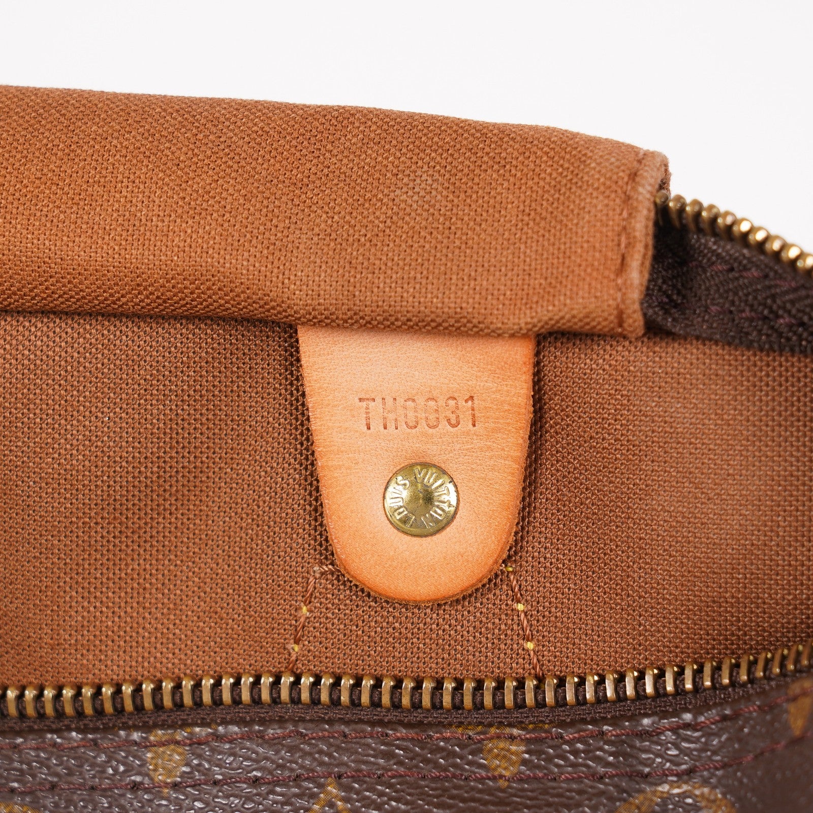 Louis Vuitton Monogram Speedy 30 Handbag Brown Coated Canvas M41526 06E035170030