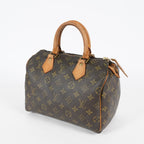 Louis Vuitton Speedy 25 Monogram Canvas Brown Handbag M41528 Used 07A047493208