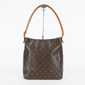 Louis Vuitton Monogram Looping GM Shoulder Bag M51145 Brown Canvas 08A092974428