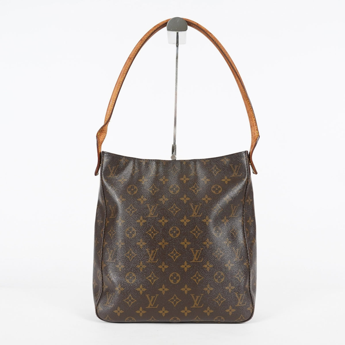 Louis Vuitton Monogram Looping GM Shoulder Bag M51145 Brown Canvas 08A092974428