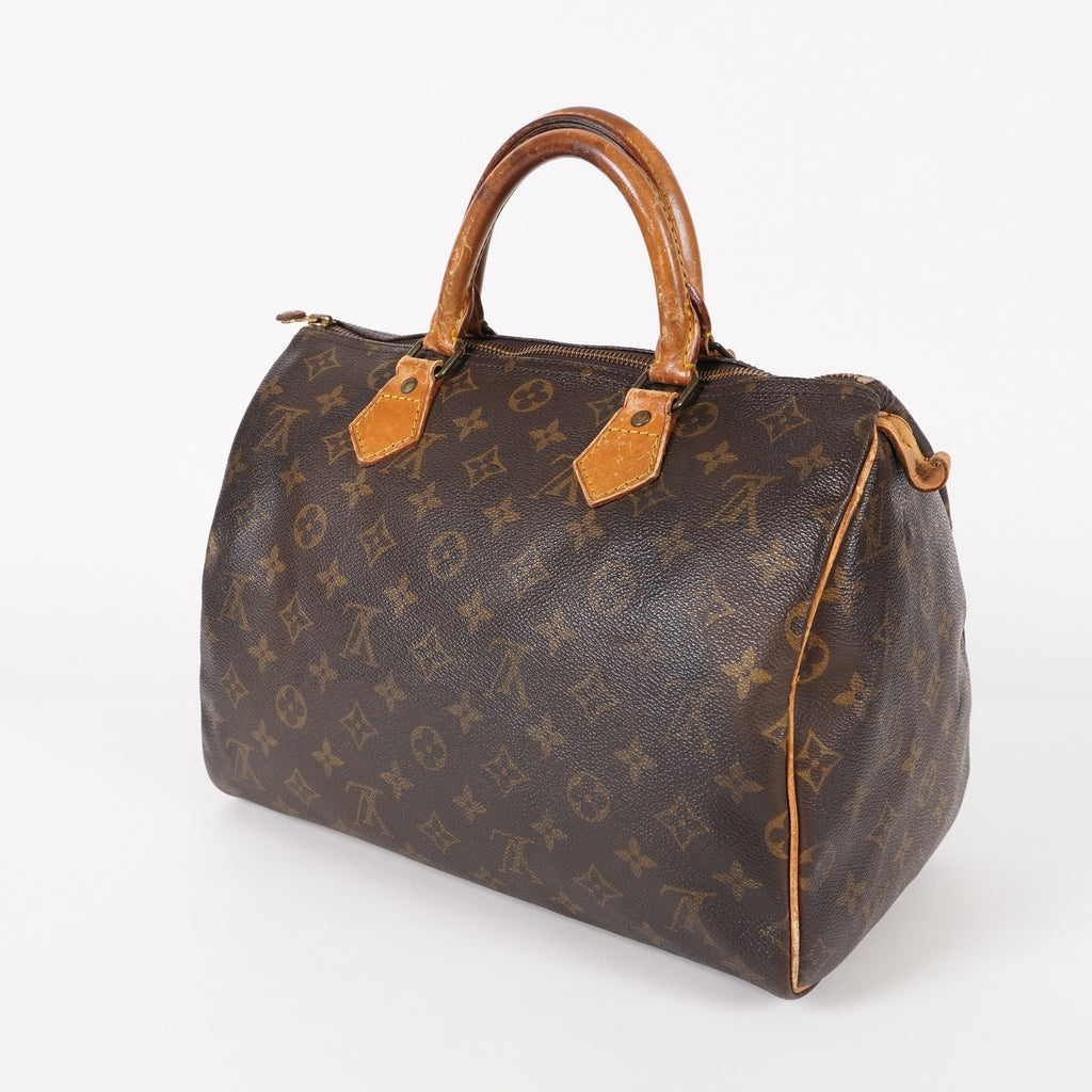 Authentic Louis Vuitton Monogram Speedy 30 Handbag vintage M41526 05E134180016
