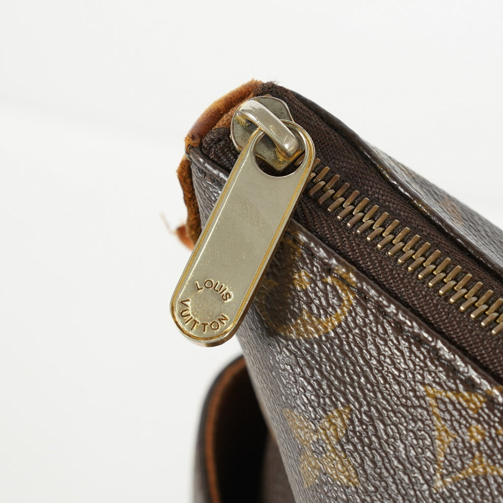 Louis Vuitton Totally MM M56689 Monogram Canvas Brown Used Tote Bag 09A033432009