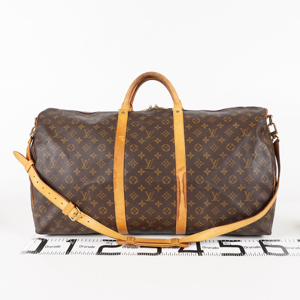 LOUIS VUITTON Monogram Keepall 60 Boston Bag LV Auth M41422 05E424070016