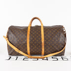LOUIS VUITTON Monogram Keepall 60 Boston Bag LV Auth M41422 05E424070016