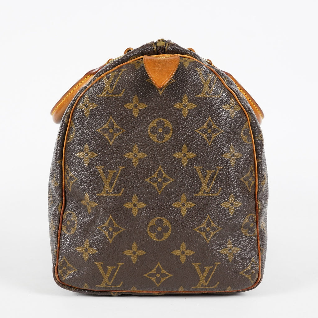 Louis Vuitton Speedy 30 M41526 Monogram Canvas Brown Handbag Used 07A296006031