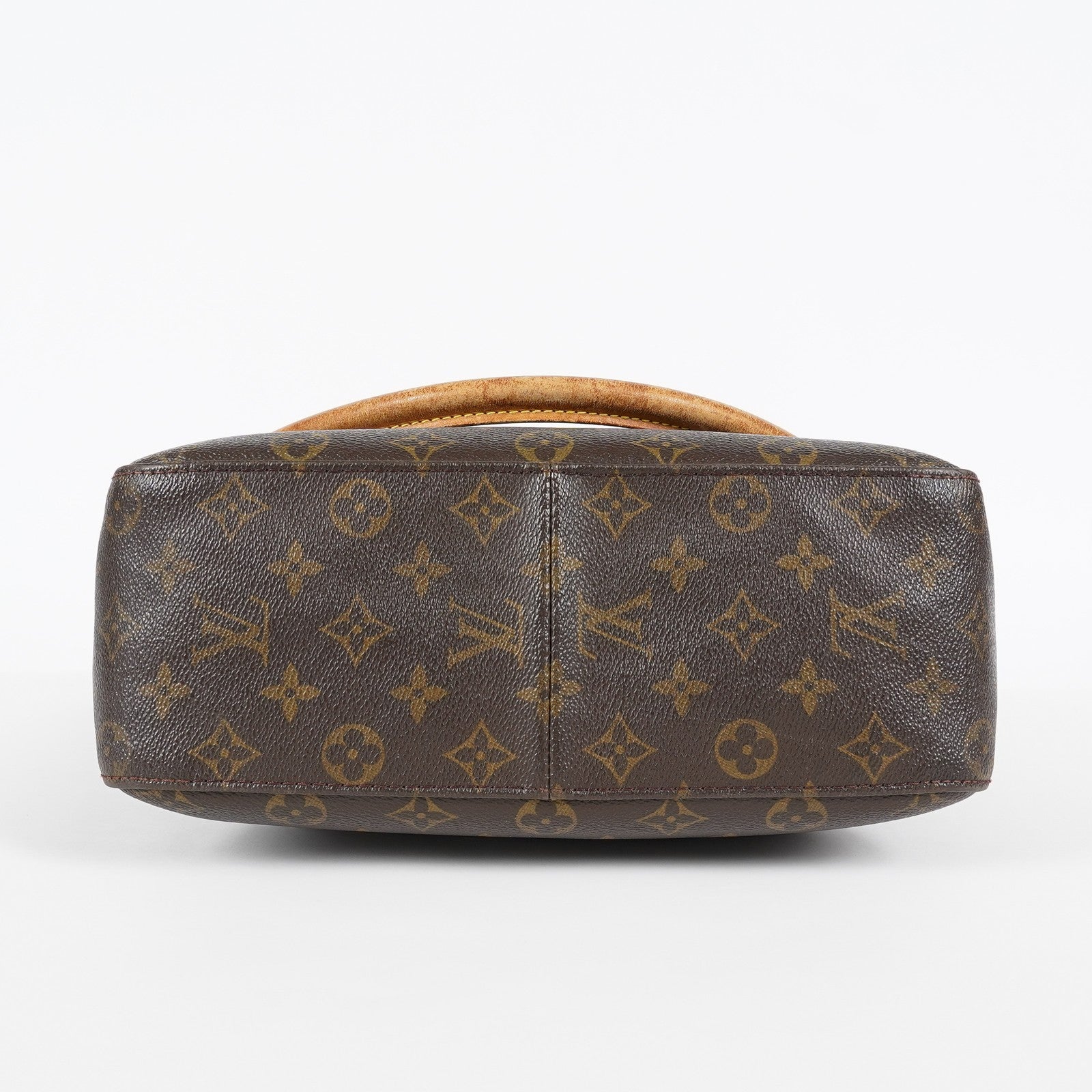 Louis Vuitton Looping GM M51145 Monogram Brown Shoulder Bag Vintage 07E033300019