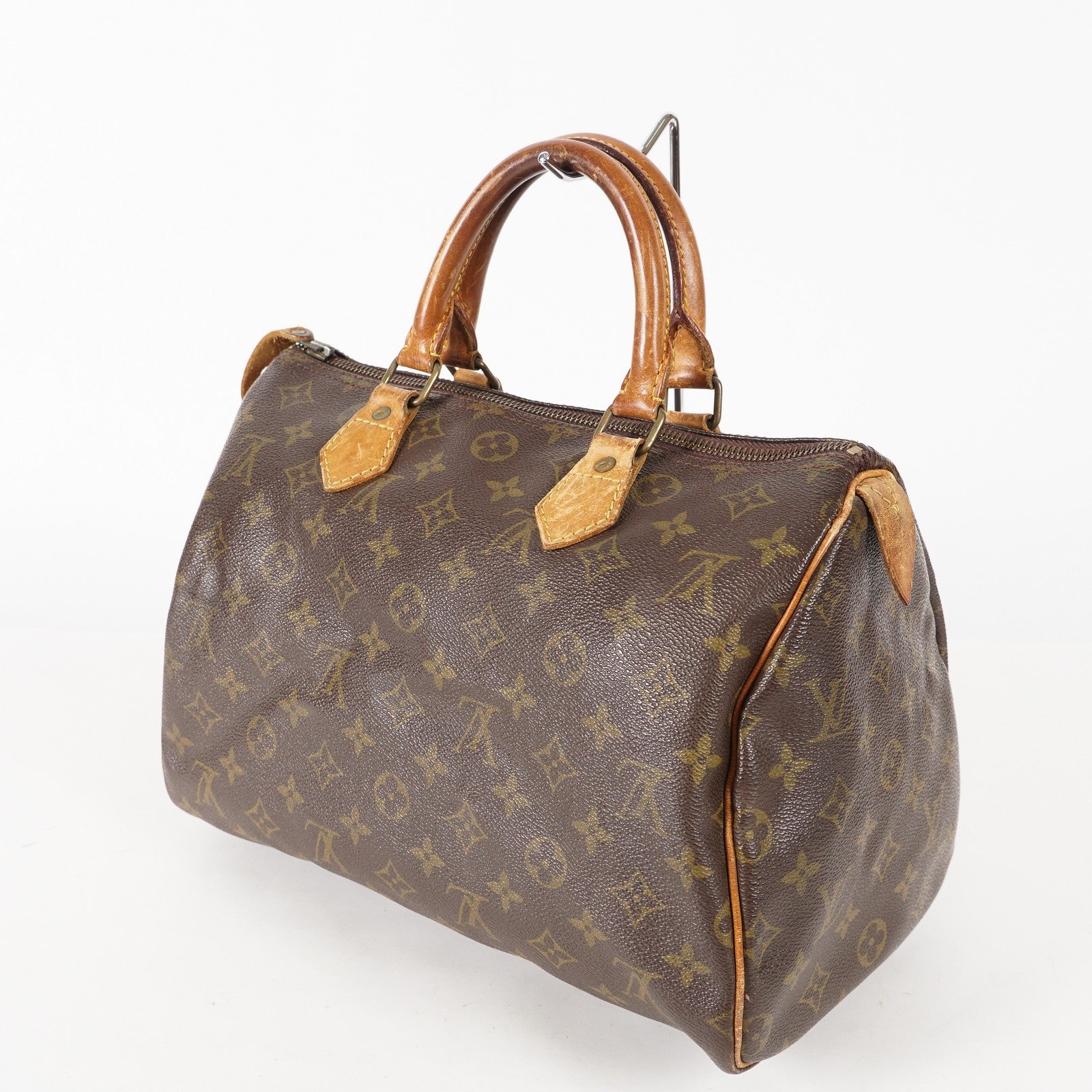 Authentic Louis Vuitton Monogram Speedy 30 M41526 Handbag vintage 01E134950005