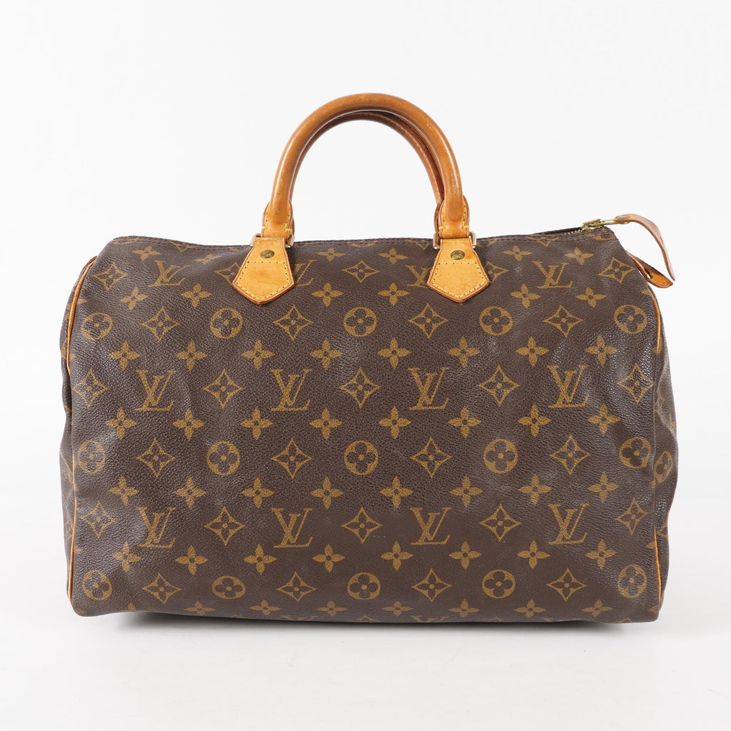 Authentic Louis Vuitton Monogram Speedy 35 M41524 Handbag 02A186463611