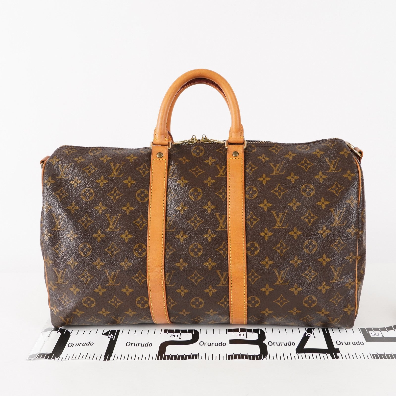 Louis Vuitton Keepall 45 Monogram Canvas Travel Boston Bag M41428 03E146820011