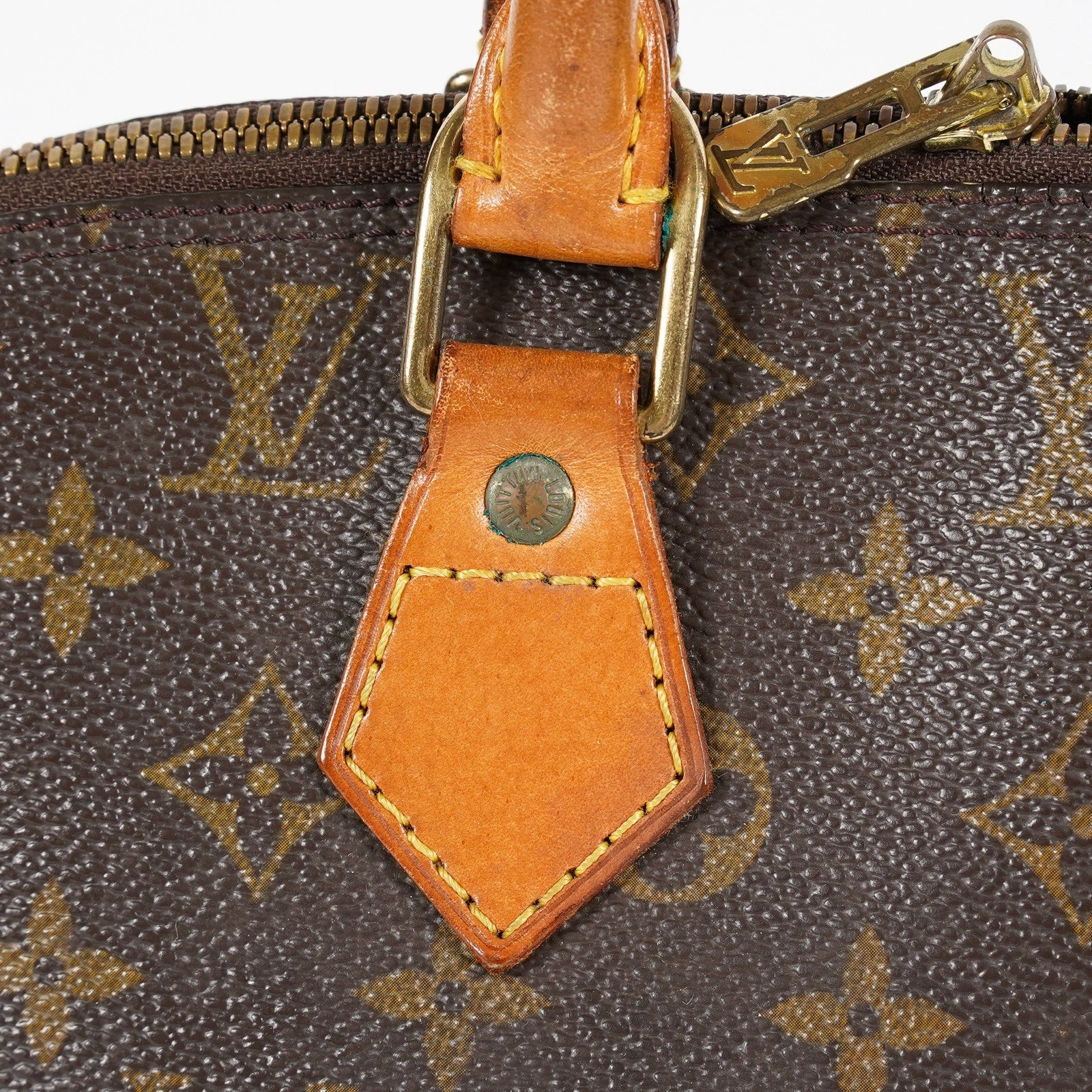 Louis Vuitton Alma PM M51130 Monogram Canvas Brown Handbag Vintage 08A333088803