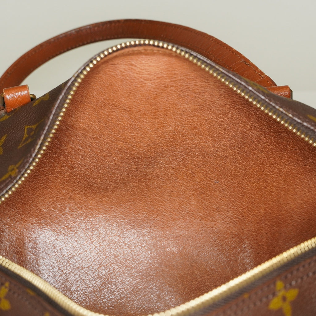 Louis Vuitton Papillon 30 M51385 Monogram Canvas Brown Barrel Bag 09E094180011