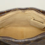 LOUIS VUITTON Looping GM Shoulder Bag Monogram Leather Brown M51145 05E053465029