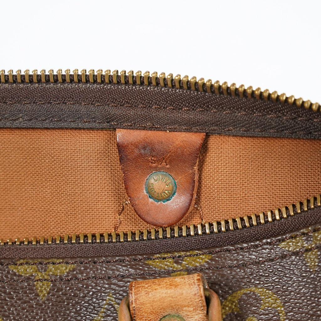 Louis Vuitton Monogram Speedy 30 Hand Bag M41526 Brown Vintage Used 07P034273507