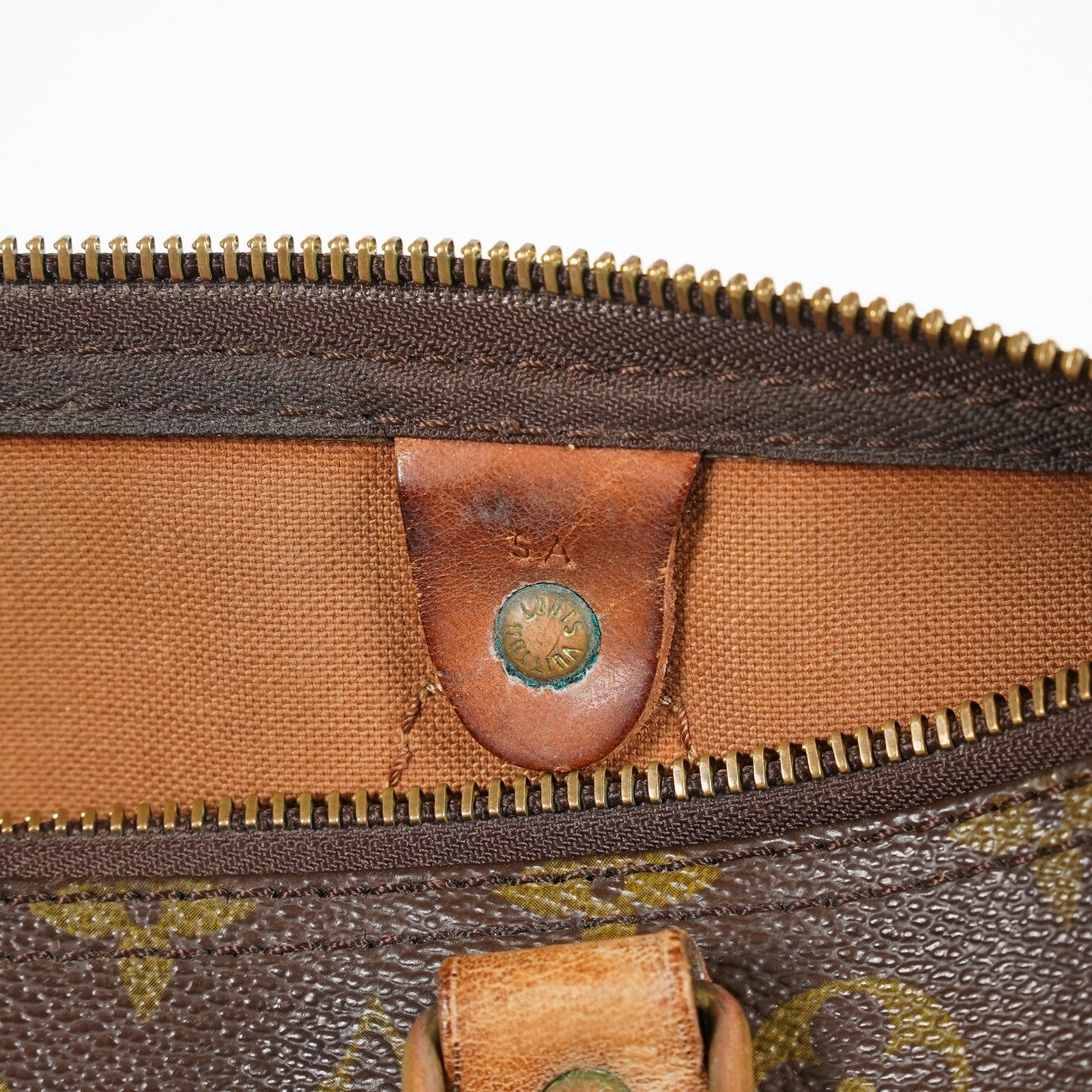 Louis Vuitton Monogram Speedy 30 Hand Bag M41526 Brown Vintage Used 07P034273507