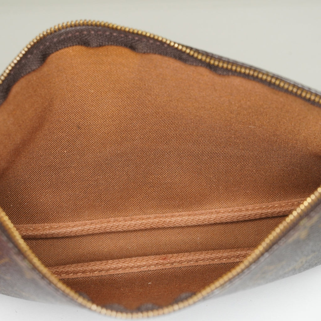 LOUIS VUITTON Pochette Accessoires M51980 Monogram Brown Used Pouch 07A212688431