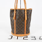 Louis Vuitton Monogram Bucket GM Shoulder Tote Bag Brown M42236 07E202860017