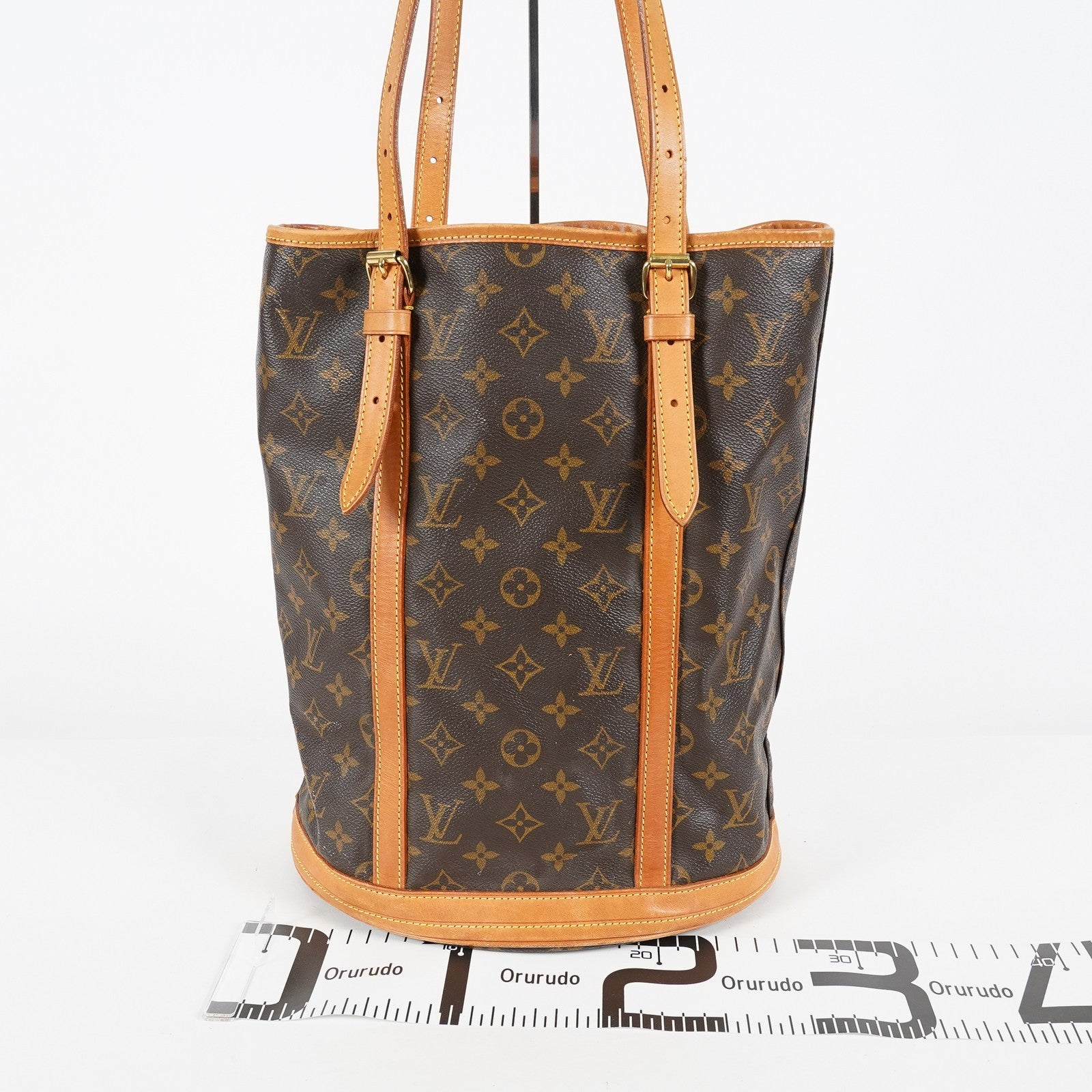 Louis Vuitton Monogram Bucket GM Shoulder Tote Bag Brown M42236 07E202860017