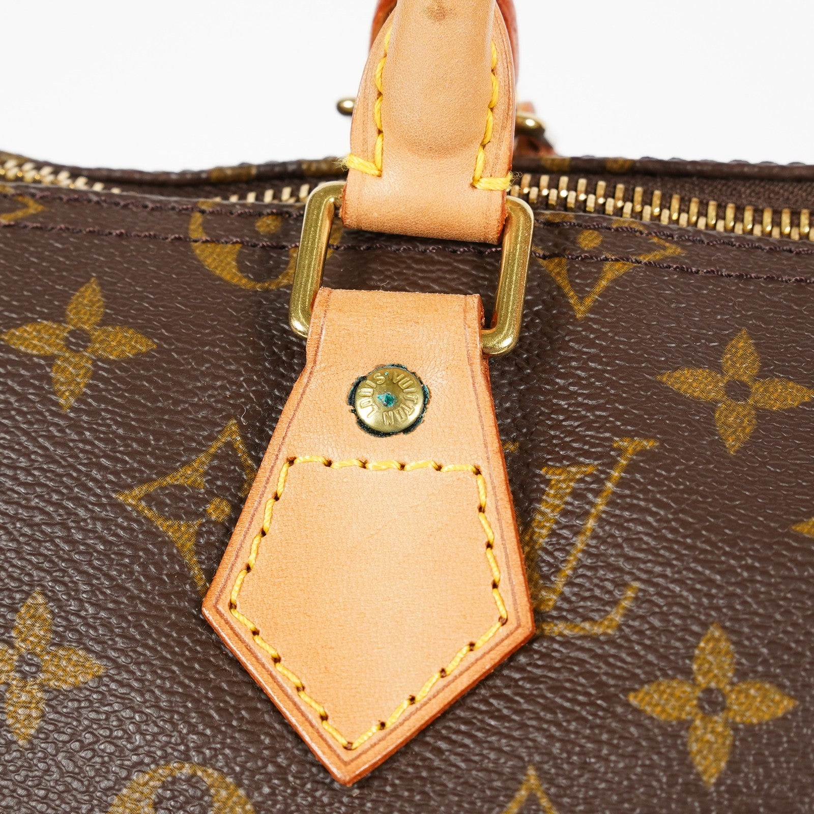 Louis Vuitton Speedy 35 Monogram Brown Canvas Handbag Used M41524 07A266864031