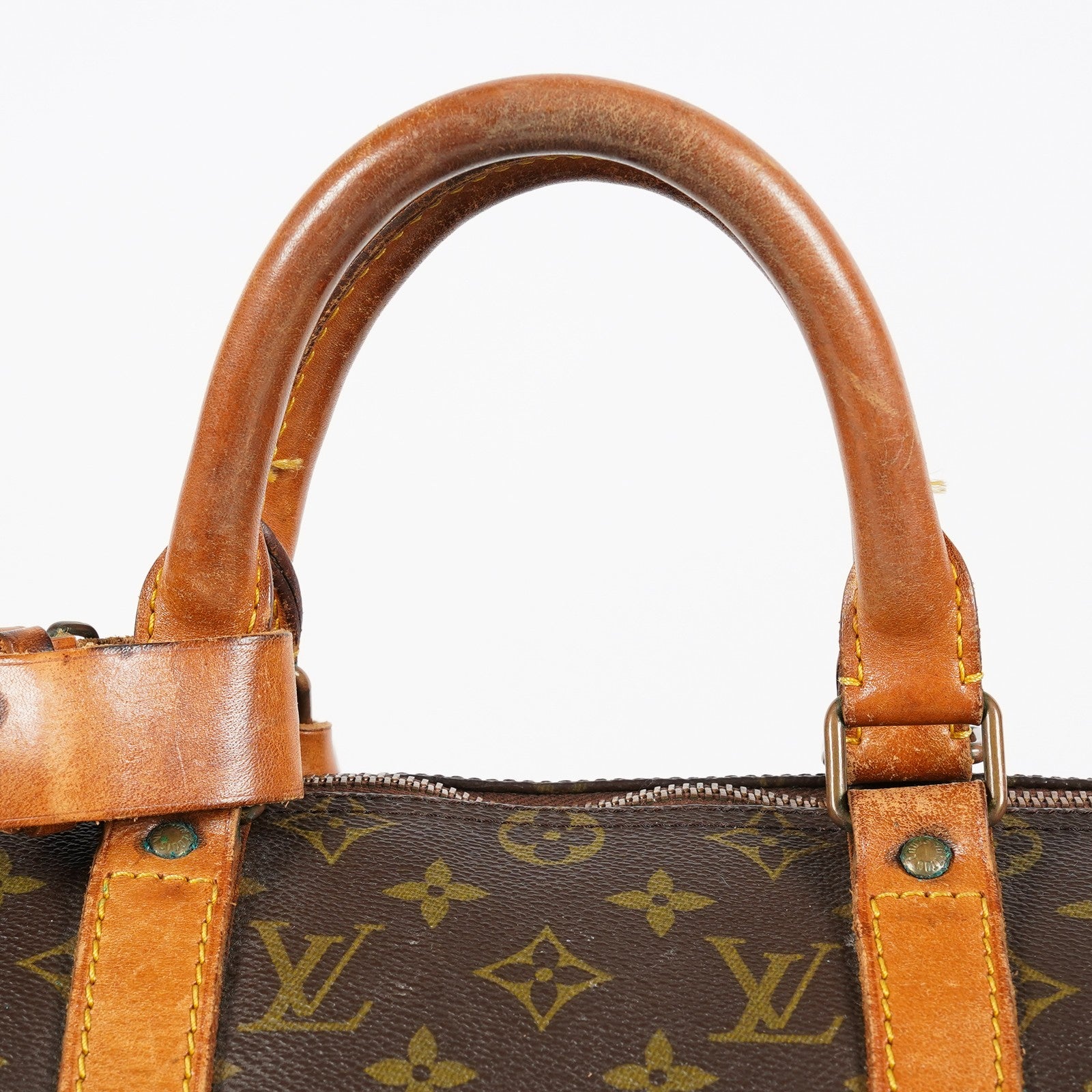 Louis Vuitton Keepall 45 Monogram Canvas Brown Duffle M41428 Used 08A143546403