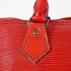 LOUIS VUITTON Epi Speedy 40 Boston Bag Handbag M42987 RED USED 02E024576025