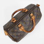 Louis Vuitton Speedy 30 Monogram Canvas Brown Boston Handbag M41526 08E065170002