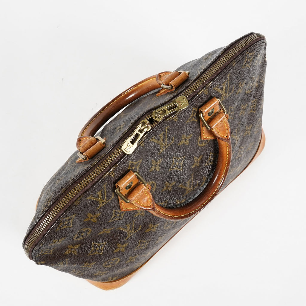 Louis Vuitton Alma PM Handbag M51130 Monogram Canvas Brown Vintage 08A293088803