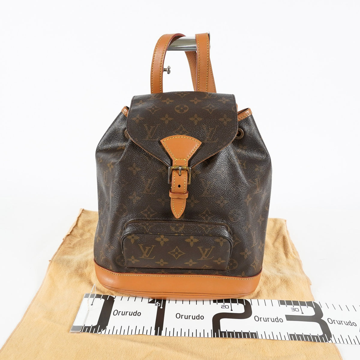 Louis Vuitton Mini Montsouris M51137 Monogram Canvas Brown Backpack 09E203520006
