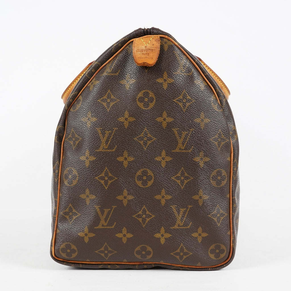 Louis Vuitton Speedy 35 M41522 Monogram Canvas Brown Handbag Used 08A274576003