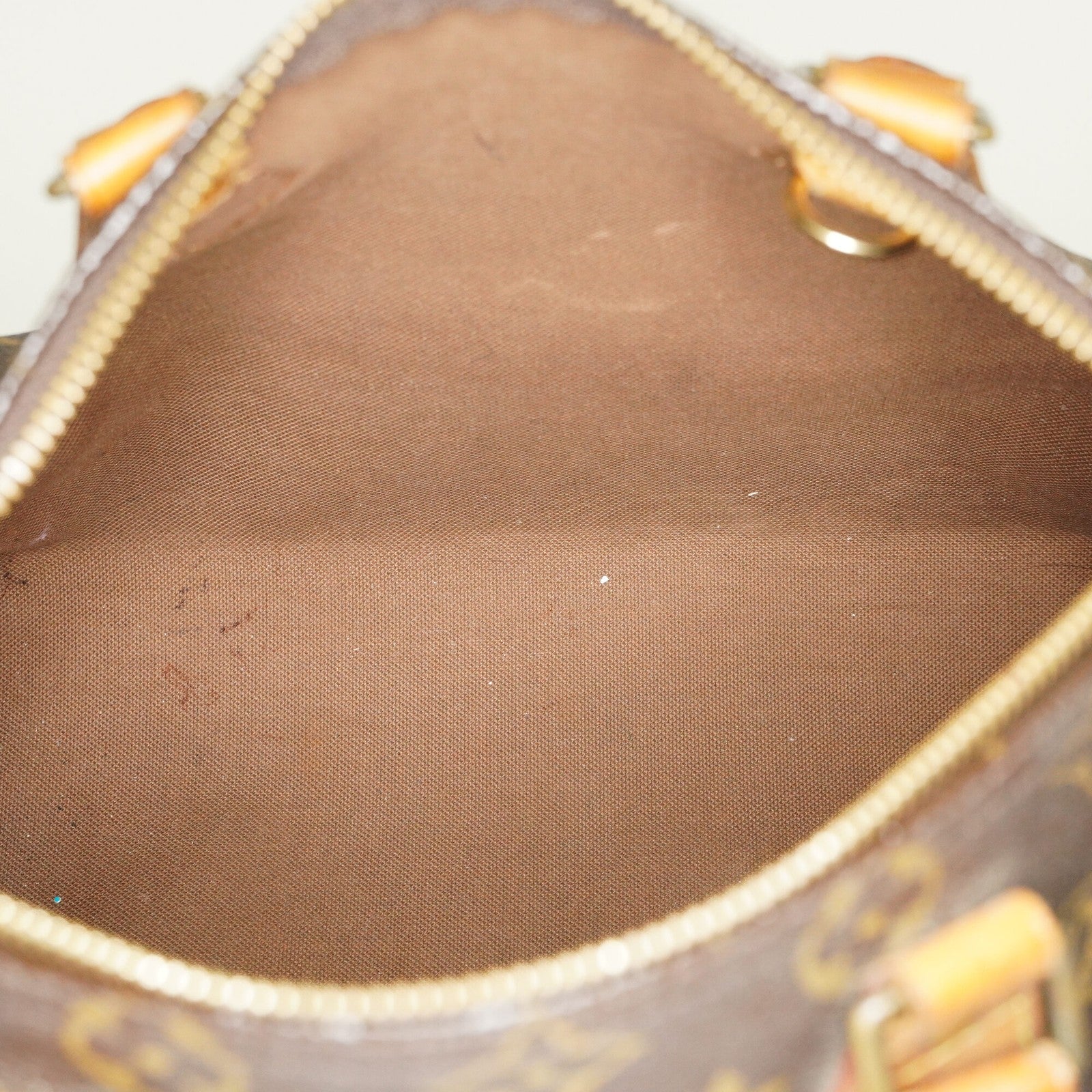 Louis Vuitton Speedy 25 Monogram Brown Handbag M41528 Used Vintage 07E187480012