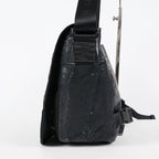 Chanel Sports Line CC Messenger Shoulder Bag Black Canvas Used 07E022640017
